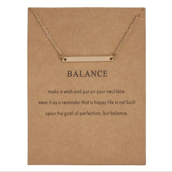NEW Balance Necklace - Picture 1 of 1